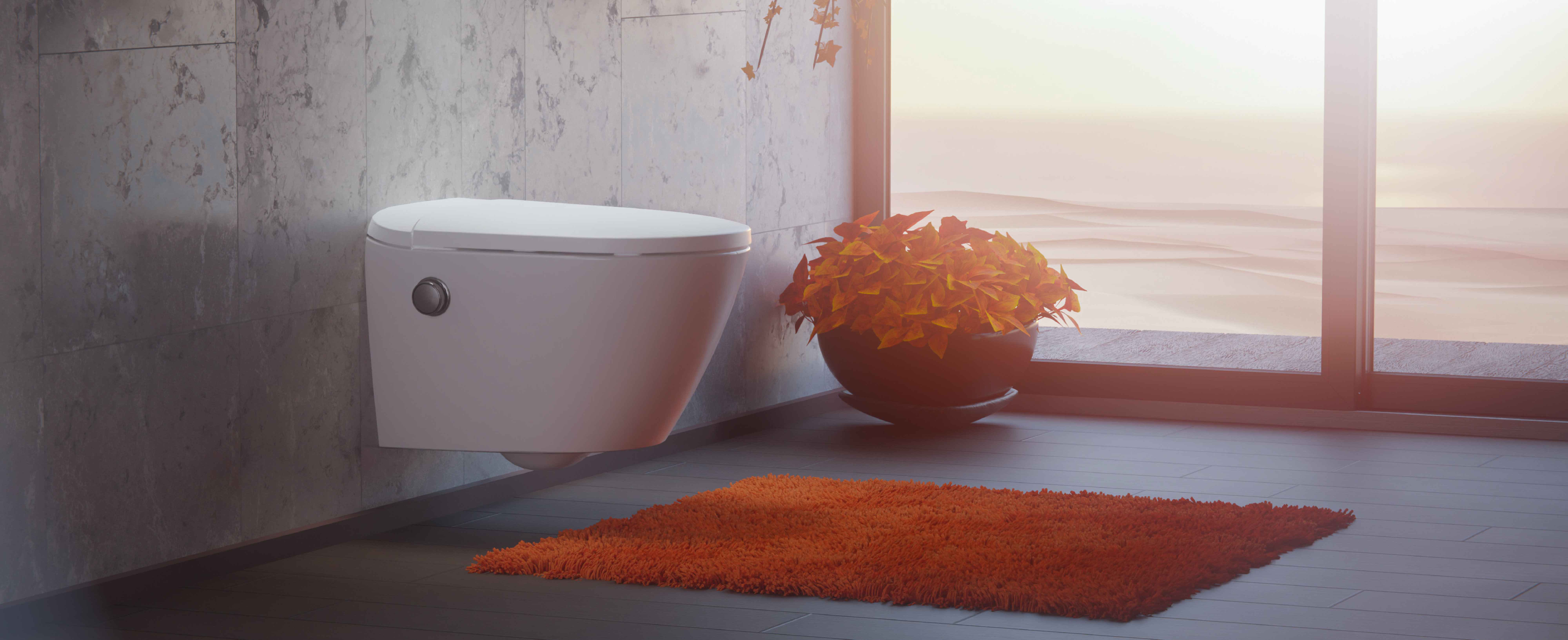 Shower toilet top